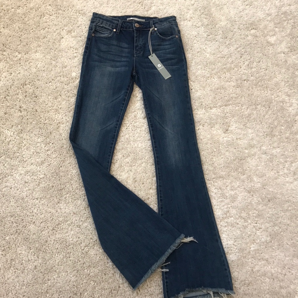 Girls Tractr Distressed Flares